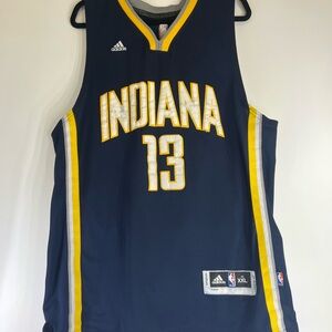 Adidas Indiana Pacers Basketball Jersey #13 XXL Collegiate NBA Sportswear